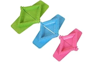 HIKAKA Presse de moule à charnière Triangle 3 pièces pour Ravioli Mini outil à tarte fabricant de boulette, moule de presse Empanada de presseur de boulette Triangle