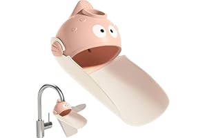 Gsrhzd Tap Extension Children, Tap Extension, Cute Cartoon Tap Extension for Children, Tap Accessories for Children with Extendable Length, Pink