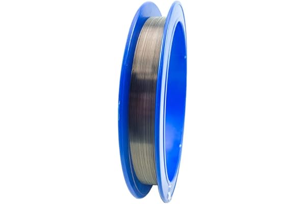 XMRISE Tungsten Fine Wire Filament Wolfram 99.95% Tungsten Roll Metal Coil High Purity Raw Materials Length 1m,Diameter 0.2mm