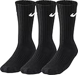 Nike 3Ppk Value Cotton Crew - Calcetines unisex, color negro/ blanco, talla L/ 42-46