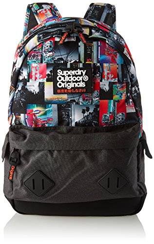 Preisvergleich Produktbild Superdry Herren Surfriderlamontana Rucksack, Mehrfarbig (Dark Marl), 30x45x15 Centimeters