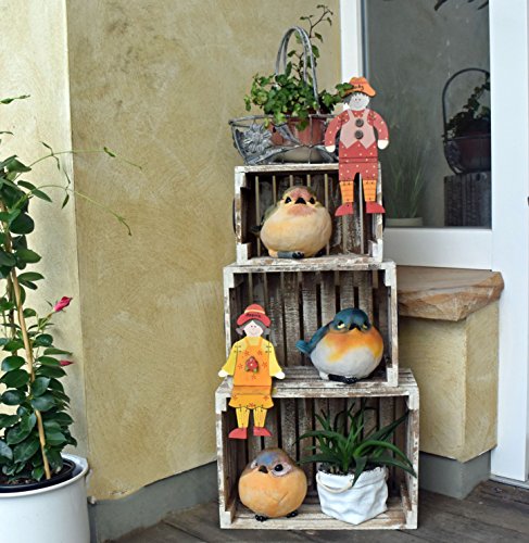 Deko Vogel Gartenfiguren für Garten Balkon oder Terrasse (Auswahl C) - 2