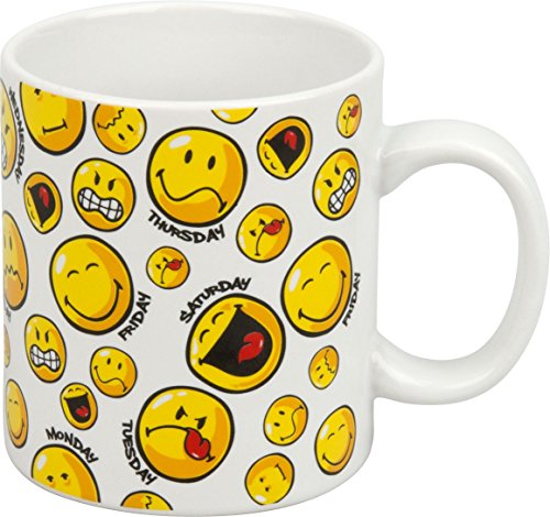 Smiley Taza Taza de café Taza Weekdays
