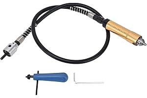 NIMOMO Biegsame Welle Für Bohrmaschine, 6mm Flexible Welle Flexible Bohrwelle Verlängerung, Biegsame Welle Verlängerungaufsatz Für Rotationswerkzeuge, 0.3-6.5mm