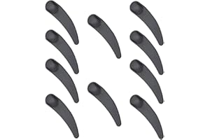 FYACCD Łopatka do kremów, 10 sztuk, zakrzywiona szpatułka, kosmetyki, maseczka kosmetyczna, mini szpatułka