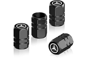 ZHAGPO 4 Tappi per valvole di pneumatici per Mercedes Benz CESM CLK GLK GL AB GLS GLE AMG Series, sostituzione tappi parapolvere pneumatici auto,accessori per pneumatici