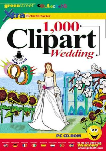 Preisvergleich Produktbild 1000 Clipart Wedding