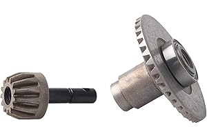 Dilwe RC Kegelradgetriebe, Heavy Duty Alloy Gear Set 13T 38T Weihnachten Car Model Parts f¨¹r Wraith SCX10 D90 Vorderachse Hinterachse Automodellteile Model Toy