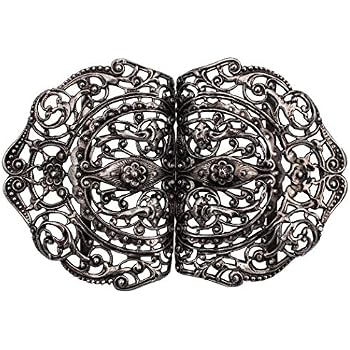 6 Stück Metallknöpfe Dirndlknöpfe – Silber, 19 Mm, Filigranes Muster, Made In Germany