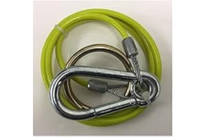 MAYPOLE UK LTD GENUINE BREAKAWAY CABLE YELLOW WITH BURST RING FOR TRAILER AND CARAVAN MP5015B MAYPOLE