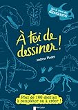 Image de Sur la trace des dinosaures : Plus de 100 dessins à compléter ou à créer !