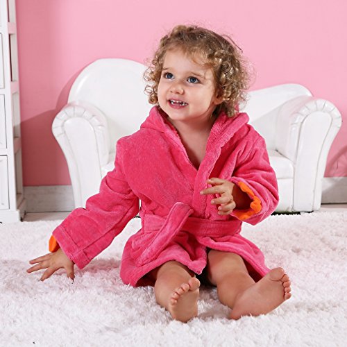 MICHLEY Baumwoll Tier Dinosaurier Stil Bademantel Kapuze Babytuch - 6