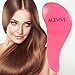 ACEVIVI Plastic Detangling Shower Hair Brush Comb Styling Tamer Tool For Adult Kids - RoseRed