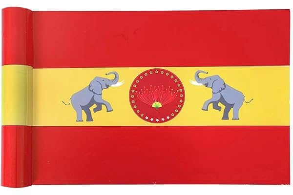 TVK Car Front Bumper Flag | Stylish Acrylic Type Car Flag for Vehicle Front | Durable & Weatherproof Car Decoration Accessory