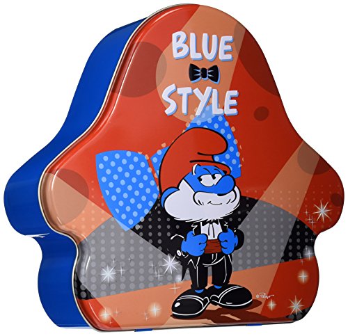 First American Brands Blue Style Papa 3D – Die Schlümpfe Papaschlumpf 100 ml Eau de Toilette + 75 ml Duschgel + Schlüsselanhänger Geschenkset für Kinder, 1er Pack (1 x 100 ml) - 3