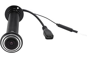 TOSUNY Caméra Judas de Porte HD 1080P, Caméra Judas de Porte WiFi 5G, Détection de Mouvement, Conversation Bidirectionnelle,Caméra IP de Trou D'oeil de Porte pour la sécurité de la