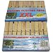 Produktbild Wäscheklammern XXL aus Holz große Holzwäscheklammern 40 Stück