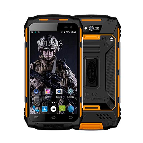 Smartphone robusto, telefono cellulare sbloccato 4G Android 6.0 Dual SIM, 5"IPS, 2G RAM + 16G ROM, 5500mAh, bussola + GPS, telefono IP67 da esterno