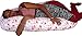 Bottom Genius U shape Back and Belly pregnancy pillow and maternity pillow and support with 100% cotton printed slipcover RS.1699.00