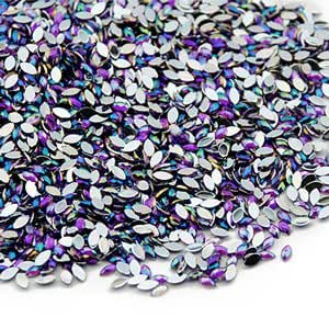 Buy Fashlady Dark Purple New Fashion Horse Eyes Rhinestones 500pcs 3d Nail Art Rhinestones Decorations For Nails Diy Nail Art Tips Decoration Manicure Online At Low Prices In India Amazon In