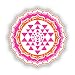 Produktbild 2 x Mandala Design Vinyl Aufkleber Reise Gepäck # 10309 - 10cm/100mm Wide