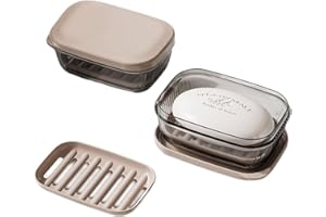 LIYUN Travel Soap Case,Soap Holder,Soap Box with Lid Portable Soap Case,Sealed With Cover, Waterproof and Moisture-Proof for Traveling, Camping, Outdoor, Gym, Bathroom