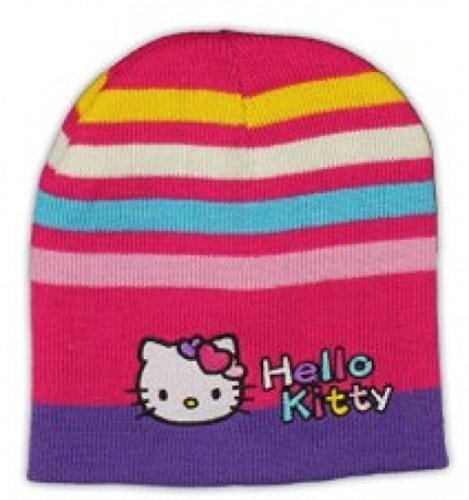 Preisvergleich Produktbild Hello Kitty Kinder Wintermütze für Mädchen 4 bis 7 Jahre in Pink