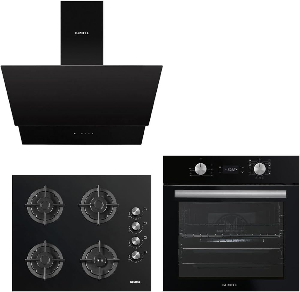 Kumtel Digital Plus 15 Programlı Ankastre Set - Siyah