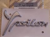 Original-Produkt. Schriftzug Wappen Lancia Ypsilon Y 2011 bis 2016 original hinten Logo Abkürzung Fries