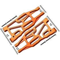 GPM Aluminium Front Arm Bulk Set Für HPI Sport 3 Flux – 1 Set, Silber, Tuning-Ersatzteil