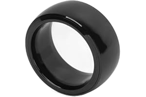 COSIKI R4 Smart Ring, Multi Card Simulation Ceramic NFC Ring Indeks Refrakcji dla telefonów (nr 11 65mm / 2,6 cala)