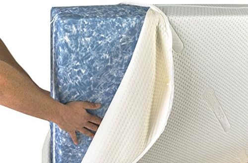 Direct Manufacturing Coolmax Memory Foam Mattress Topper Zipped Cover Size - Super King Size 6ft x 6ft6 Depth: (2"- 5cm)