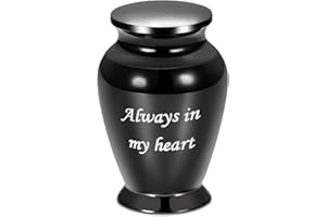 Minicremation Urna per ceneri umane, urna per ceneri umane, urna per ceneri umane, mini urna commemorativa in acciaio inox, piccola urna commemorativa