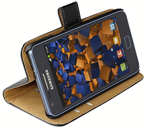 Preisvergleich Produktbild mumbi Tasche im Bookstyle für Samsung Galaxy S2 i9100 Tasche