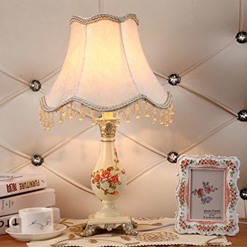 Bedroom bedside decoration table lamp modern living room palace creative nordic simple warm personality princess wedding gift resin-E