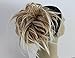 New Tousled Synthetic Hairpiece Scrunchies Straight Elastic updo Scrunchy BUN Brown Blonde Instant Ponytail wig Hairdo (Mix Dark Blonde 1 #27-613)