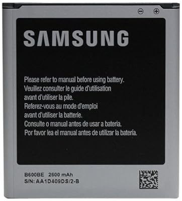 Samsung Original - Samsung EB-B600 EB-B600BEBEGWW - Batterie (2600 mAh / 3.8V) pour Samsung Galaxy S4 S IV i9505 i9500 - avec NFC (Near Field Communication)