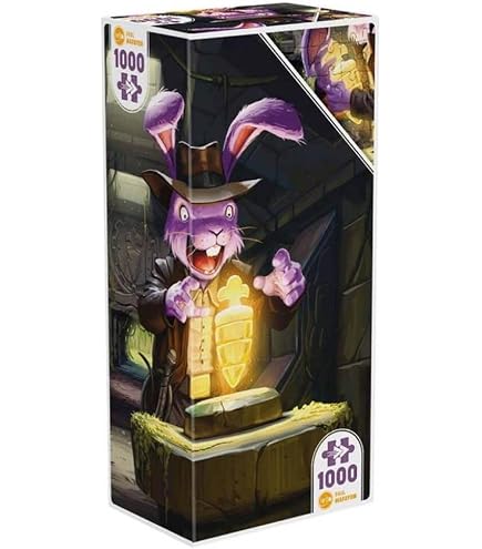 Iello Puzzle Twist: Bunny Kingdom In The Sky – 1000 Teile, 50x70 Cm – Fantasievolles Puzzle Ab 14 Jahren