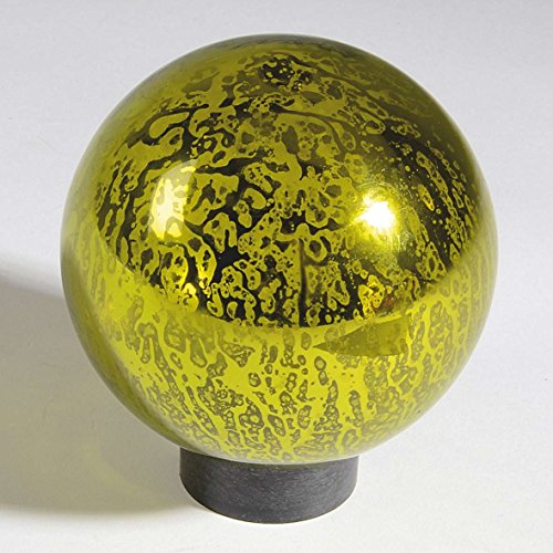 Schwimmkugel, altsilber-grün, Gewicht unten für stabile Schwimmeigenschaften, Ø10cm