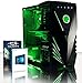Produktbild VIBOX Gladiator 9 Gaming PC - 4,2GHz Intel i5 Quad Core CPU, Geforce GTX 1060, leistungsfähig, Hochleistung, leistungsstärker, Spec, Desktop Gamer Computer mit Spielgutschein, Windows 10, Grün Innenbeleuchtung, lebenslange Garantie* (3,8GHz (4,2GHz Turbo) Intel i5 7600K Kabylake Quad 4-Core Prozessor CPU, Nvidia GeForce GTX 1060 3GB Grafikkarte, 16GB DDR4 2133MHz RAM, 2TB (2000GB) SATA III 7200rpm Festplatte, 85+ Netzteil, Vibox Predator grünes Gaming Gehäuse, Intel B250 LGA1151 Mainboard)