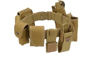 ACEXIER Multifonctionnel 10in1 Tactique Sécurité Duty Ceintures Pistolet Holster Lampe De Poche Pochette Ensembles Kit Utilitaire Ceinture Militaire Police Duty Ceinture