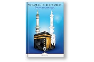 Ibadah London Mosques of The World - Mosaic Sticker Book, for Muslim Kids, Children, Ramadan, Eid Gift