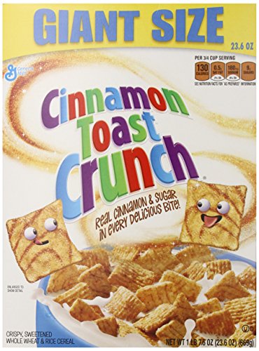 Cinnamon Toast Crunch Cereal, 23.6 Ounce (Pack of 2)