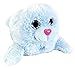 Produktbild Sweet and Sassy Seehund Robbe Plüschtier mit Sternchen Augen, blaues Kuscheltier liegend ca. 30 cm