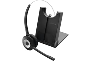 Jabra Pro 930 UC DECT Auricular alámbrico monoaural con cancelación de ruido y batería para todo el día - Optimizado para Comunicaciones Unificadas - Para Softphones - Enchufe UE