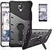 Produktbild OnePlus 3T(2016) Hülle mit Panzerglas,ISENPENK Premium TPU+PC Ultra Slim Tough Rugged Hardcase with Built-in 360grad Drehung Kickstand Selbst Ständer 2in1 Stand Case,Wasserdicht Shockproof Anti Slip Stoßfest Back Cover Protection Tasche Schutzhülle für OnePlus 3T(2016) 5.5Zoll-[schwarz]Panzerglas/Schutzfolie/Schutzglas