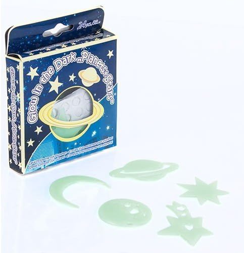 Glow In Dark Stars Pack of 24-Three to Choose-Moon, Stars, Planets Glow in The Dark (Planets & Stars)