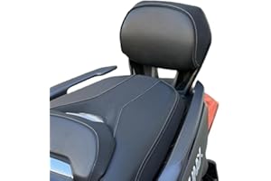 TAZGANTAX Moto Passeggero Schienalini Sissy Bar Schienale per XMAX300 X MAX 300 2017 2018 2019 2020 2021 2022 Posteriore Successivo Riposo Cuscino Supporto