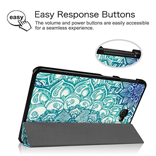 Fintie Samsung Galaxy Tab A 10.1 Hülle – Ultra Schlank Superleicht Ständer Smart Shell Case Cover Schutzhülle Etui Tasche mit Auto Schlaf / Wach Funktion für Samsung Galaxy Tab A 10,1 Zoll T580N / T585N Tablet (2016 Version), Z- Emerald - 7