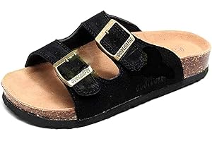 Asifn Verano Casa Zapatos Chanclas Hombre Mujer Zuecos Sandalias Descubierta Corcho Correa Gamuza Ajustable Zapatillas Playa
